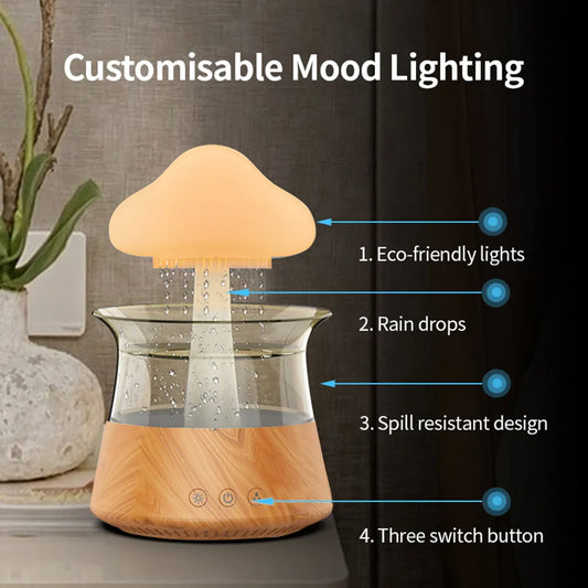 Mushroom Air Humidifier Zen Rain Cloud